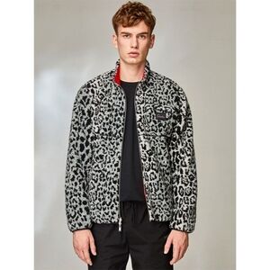 OVADIA & SONS Leopard-Print Faux Fur Reversible Jacket